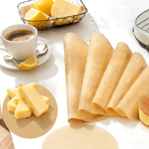 300 Sheets Parchment Paper Rounds, 6/8/10 Inch, Pre-Cut Cake Pan Liners