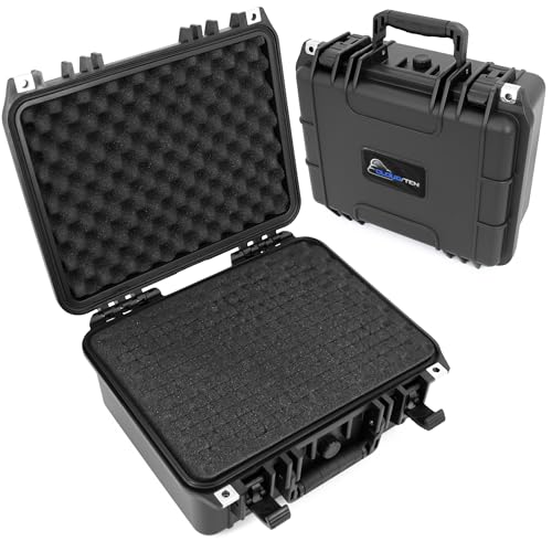 CLOUD/TEN 13 inch Smell Odor Block Airtight Carry Case with Impact Absorbing Protective Customizable Foam - style: 13 Inch