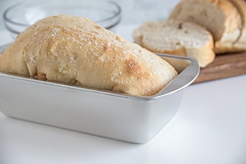 Fox Run Bread Pan, Tin-Plated Steel, 8.5-Inch, Metallic - size: 8.5"