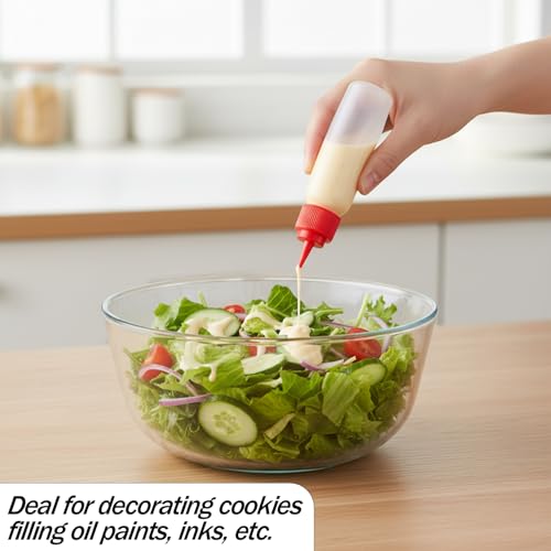 10 Pcs Squeeze Bottles 1 oz and 2 oz Frosting Bottle Icing Bottles