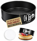 7 Inch Springform Pan 50 Pcs Parchment Paper Baking Mold Cake Cheesecakes - size: 7" Cake Pan
