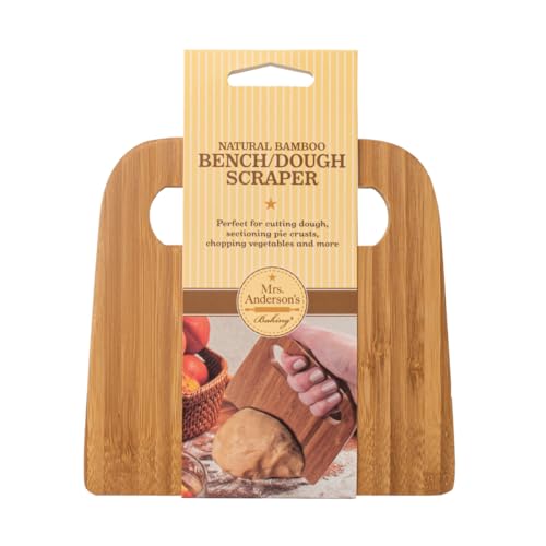 Mrs. Anderson's Baking Bench Dough Scraper, Bamboo - style: Dough Scraper, Bamboo
