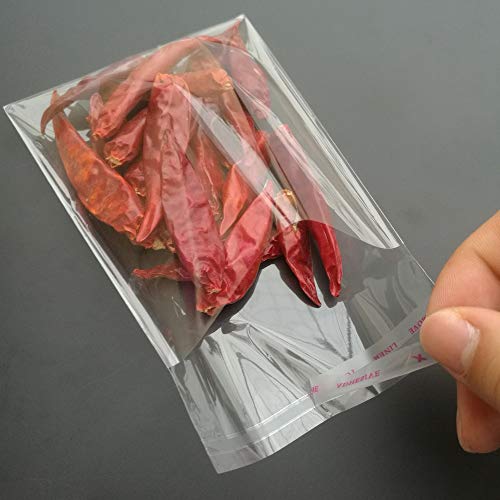 400pcs 4"x6" Clear Resealable Cellophane Bag Self Adhesive Seal - size: 4x6 Inch (Pack of 400)