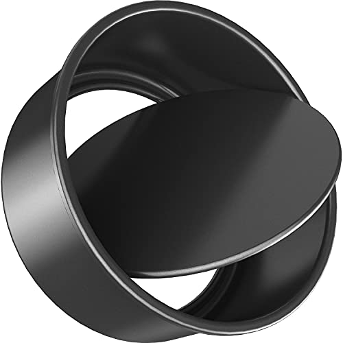 CHEFMADE Round Cake Pan, 8-Inch Chiffon Pan with Removable Loose Bottom - color: Black, size: 8-inch
