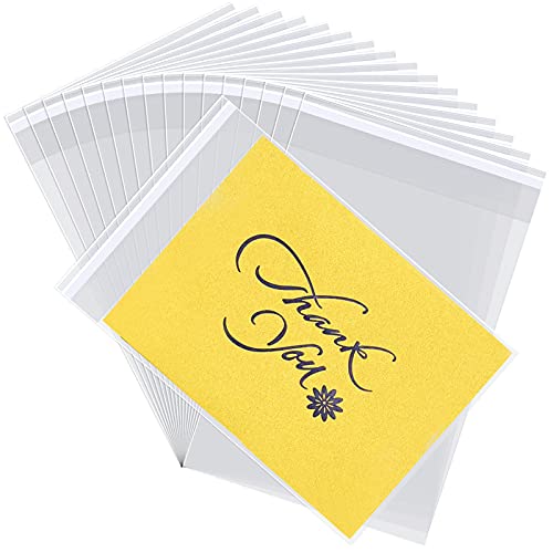 Romeda 200 Pcs Cellophane Bags, 5x7 2.8 Mils Cookie Bags for Packaging - color: 5" X 7" 200PCS