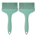 Basting Brush Silicone Pastry Baking Brushes Large Grill BBQ Sauce Marinade Meat Glazing Oil Brush Heat Resistant, Kitchen Cooking Baste Pastries Cakes Desserts, Dishwasher Safe 2Pack (2)