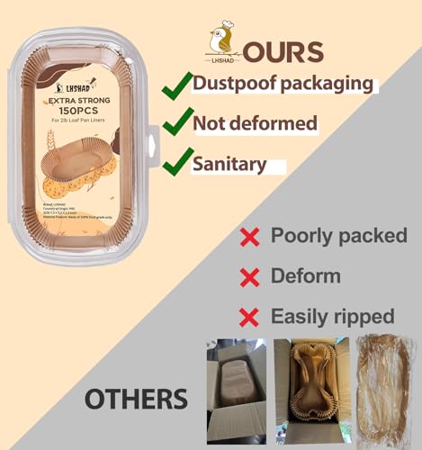 Loaf Pan Liners, Loaf Pan Liners for Baking Bread 9x5 - size: 9"x5" Rectangle