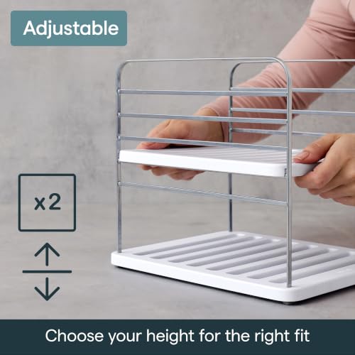 YouCopia UpSpace Cabinet Box Organizer Small, Adjustable Foil Wrap Shelf - size: Small Premium