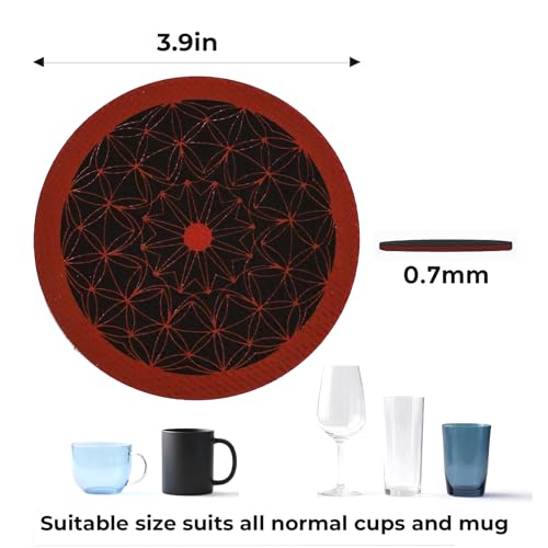 Silicone Coasters for Drinks, 2-in-1 Silicone Coaster & Baking Mat Set, 16-Pack Mini Macaron Baking Mats with Tray, Non-Slip, Heat Resistant to 500°F, Dishwasher Safe