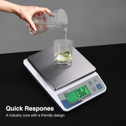 Polit Digital Kitchen Scale 18lb/8kg, 0.5g Food Scale for Baking - size: 18lb/8Kg