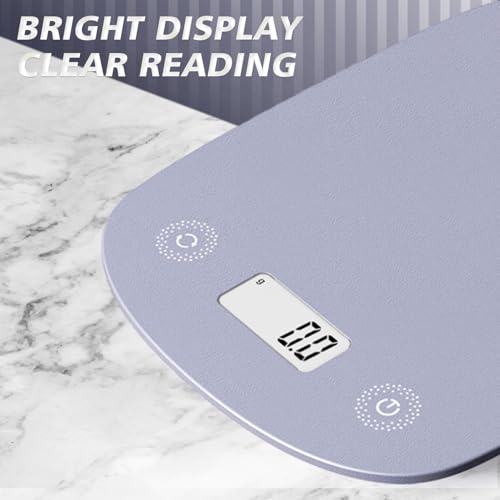 Digital Food Scale 11 lbs / 0.1 oz, Digital Kitchen Scale - color: Purple