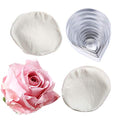 10 Pcs Austin Rose Cutter Set 2 Pcs Rose Petals Shape Silicone Fondant Mold - color: Rose Set(12pcs)