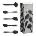 GIR: 5-Piece Silicone Ultimate Kitchen Utensils Set – Black - color: Black, size: 5 - Piece Set