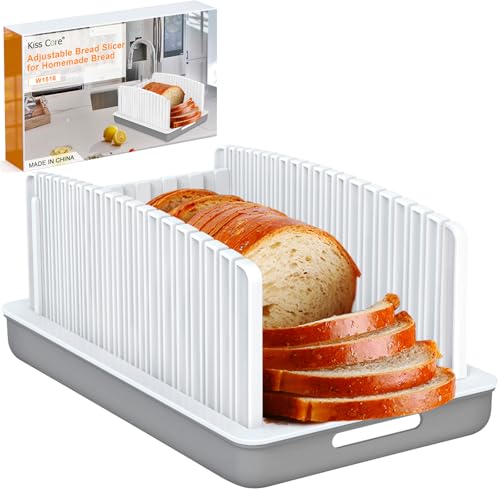 Kiss Core Adjustable Width and Thickness Bread Slicer for Homemade Bread - style: Adjustable Bread Slicer