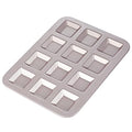 CHEFMADE Financier Cake Pan, 12-Cavity Non-Stick Square Muffin Pan Biscuits Cookies Bakeware for Oven Baking (Champagne Gold - size: 02 - Financier Square 12 Cups