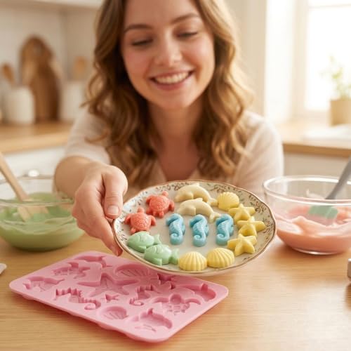 9 Pcs Cake Pop Mold Kit with Cutter Pusher and Stand