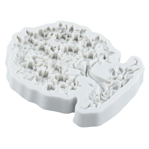Flower Tree Silicone Mold Tree of Life Fondant Molds - color: Style T