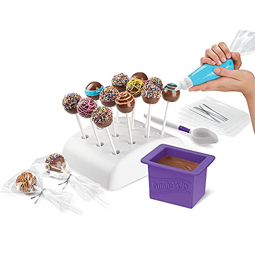 Wilton Candy Melts Dip-N-Decorate Candy Making Tools and Cake Pop Decorating Kit, 49-Piece