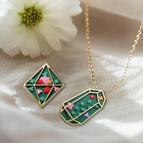 ORIGACH 14 Pcs Cactus & Terrarium Polymer Clay Cutters - style: Terrariums & Cactus