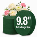 FLOFARE Floral Foam Round Soft and Odorless Foam for Flower Arrangement Supplies, Crafts, Wedding, Birthdays, and Occasions (Extra Large 9.8") - size: Extra Large 9.8"
