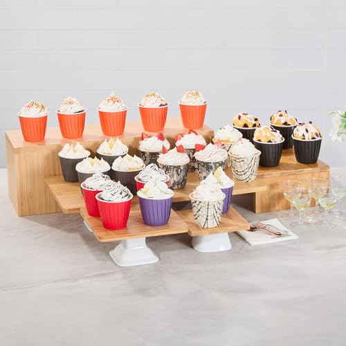 Restaurantware 4 oz Round Midnight Blue Paper Tall Baking Cup, 200 Pack - color: Midnight Blue, size: Tall