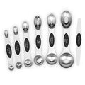 Aovchei 7 PCS Black Magnetic Measuring Spoons Set - size: 7pcs-black