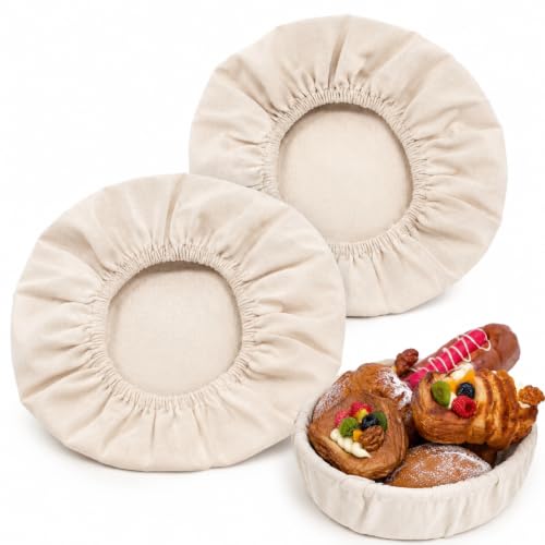 2PCS Sourdough Bowl Covers for Bread Proofing, Reusable Basket Covers ﻿
