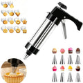 Cookie Press Gun Kit- Stainless Steel Cookie Shooter