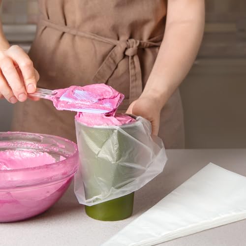 LotFancy 24 Inch Extra Large Piping Bags Disposable, 100pcs Icing Bags - size: 24 inch (Pack of 100)