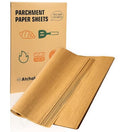 8x12 In Unbleached Parchment Paper Sheets for Baking, Cooking Paper - color: Unbleached Brown, size: 8" x 12"-120 Pcs