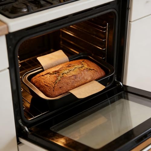 100 Pcs Loaf Pan Liners,Bread Pan,Unbleached Parchment Paper Loaf Pan Liners - Pre Formed Disposable Greaseproof Paper, Non-Stick Air Fryer Liner for Baking 9x5 Inch Bread, Cakes (10inch)