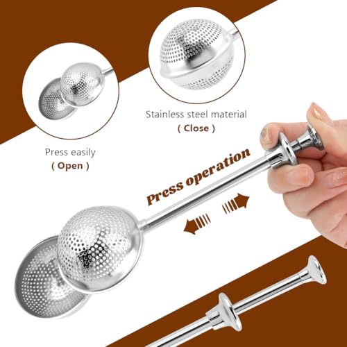 2 Pack Powdered Sugar Shaker Duster, Stainless Steel Fine Mesh Flour Duster