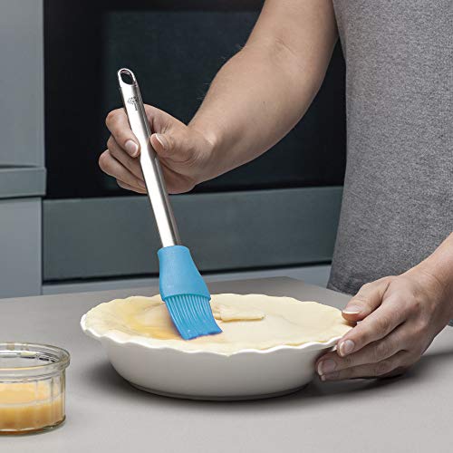 Zeal Pastry Brush, Aqua - color: Aqua