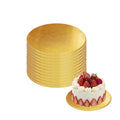 12 PCS Cake Drums Gold, 1/2 Inch Thick 10 Inch Round Cake Boards, Professional Quality Cake Cardboards, Card Base, Cake Mat-Gold - color: Gold, size: 10 inch