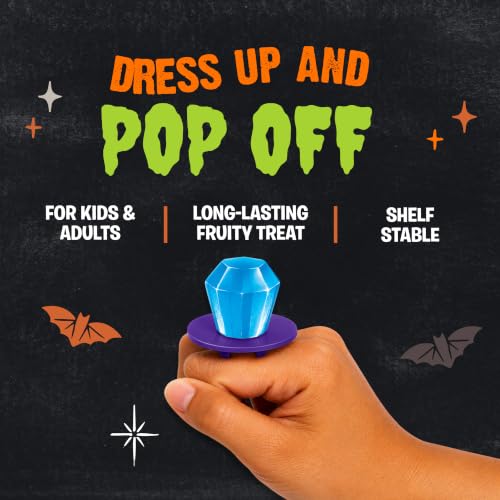 Ring Pop Halloween Candy Lollipops, 24 Count, Assorted Flavor Suckers - size: 24 Count Box