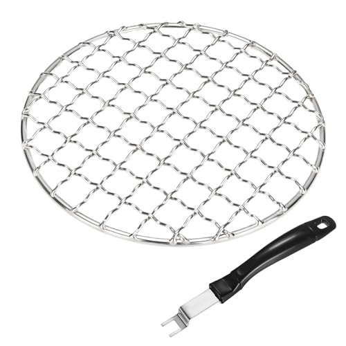 M METERXITY 1-Set Cooling Racks 5.1" Round 201 Stainless Steel, Silver - size: 5.1 Inch