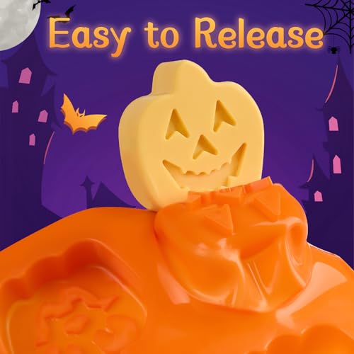 Halloween Chocolate Silicone Molds, 5Pcs