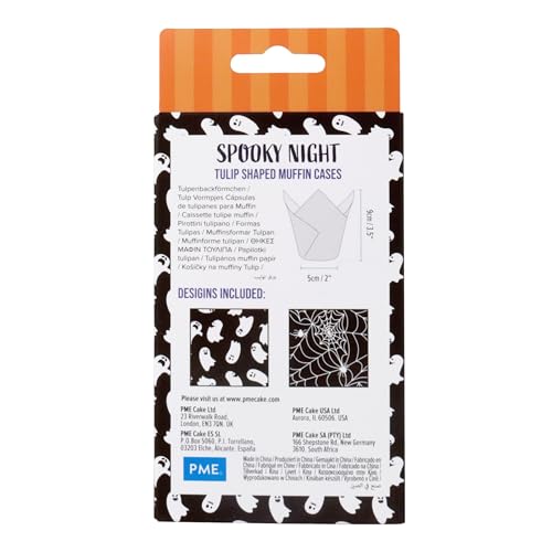PME Halloween Tulip Muffin Cases - Spooky Night (Pack of 24) - style: Spooky Night