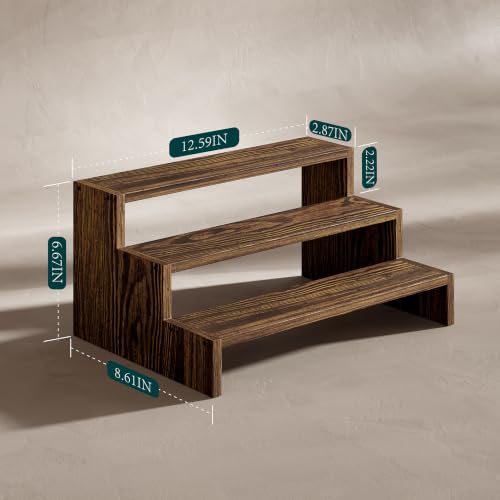 Evermagin 1 Pack Wooden Display Risers for Vendor Events, Easy Assembly