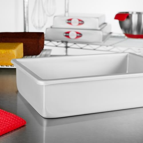 Fat Daddio's POB-8123 Anodized Aluminum Sheet Cake Pan, 8 x 12 x 3 Inch - size: 8 x 12 x 3 Inch, style: 3" Deep