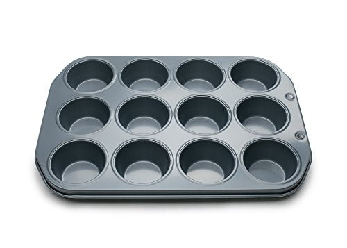 Fox Run 4455 Muffin Pan, 12-Cup, Preferred Non-Stick - style: Non-Stick 12Cup Muffin Pan