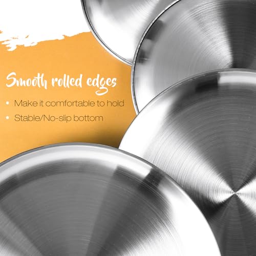 8 Pieces Silver Pizza Pans 8, 9, 10, 12 Inch Bakeware - color: Silver, size: 8, 9, 10, 12 Inch