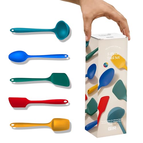GIR: 5-Piece Silicone Ultimate Kitchen Utensils Set – Madrid - color: Madrid, size: 5 - Piece Set