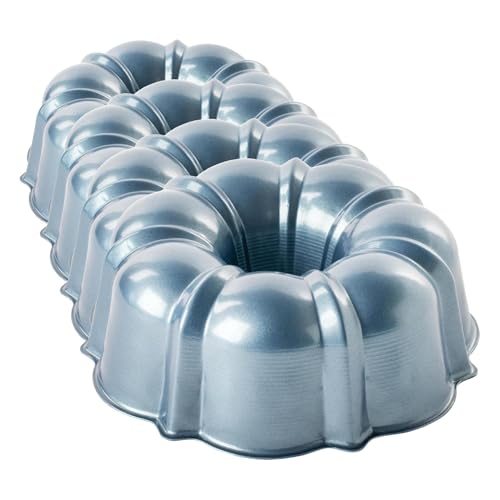 Nordic Ware Formed Bundt, 6 Cup, Twilight Blue (Pack of 4) - size: Bundt, 6-Cup (Pack of 4)