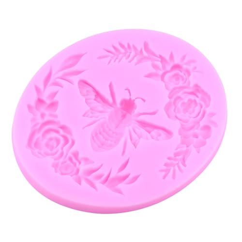 Insect Silicone Mold Butterfly Bee Beetle Fondant Molds Set Of 4 - color: Style L