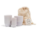 The Silicone Kitchen Reusable Silicone Baking Cups Gift Set Bundle, 24 Regular, 12 Jumbo, 24 Mini, White - size: Gift Set