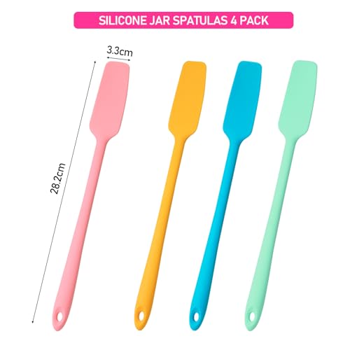 Mini Silicone Spatula, Jar Spatula for baking
