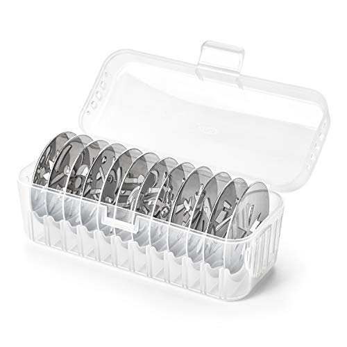 OXO Good Grips 14-Piece Cookie Press Set,Cookie Press with 12 Stainless Steel Disks and Storage Case,Holiday Baking and Everyday Treats,Essential Baking Supplies,(Pack of 2) - size: 100 (Pack of 2)