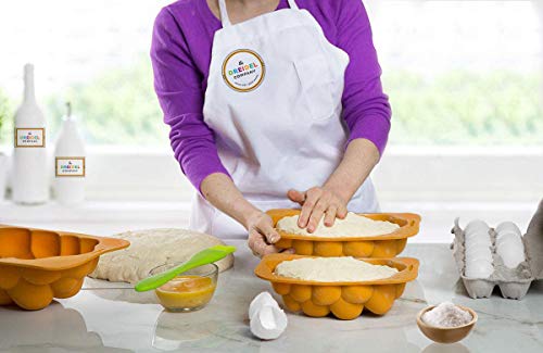 The Dreidel Company Silicone Challah Braid Bread Mold Bakeware, Perfect Kosher Challah Braided Baking Mold Pan, No Shaping Required - Medium (Single) - size: Single