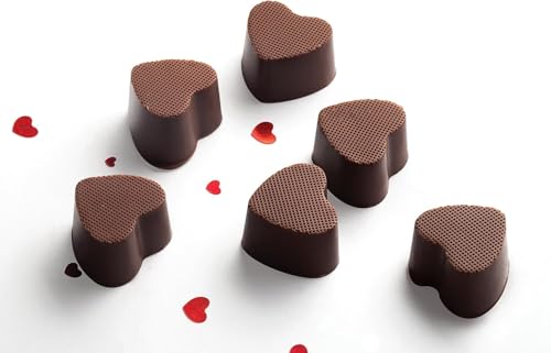 Mrs. Anderson’s Baking Chocolate Mold, European-Grade Silicone, Hearts - style: Hearts
